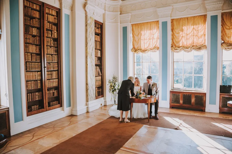 Zoe and Tom's wedding at Sledmere House, East Yorkshire — photo 28 of 78