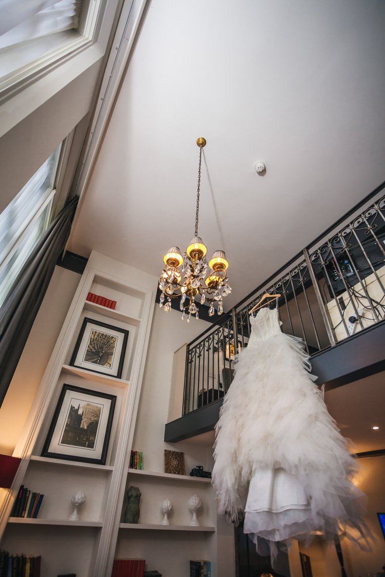 Gatty and Dean's city wedding at Great John Street Hotel, Manchester — photo 7 of 77
