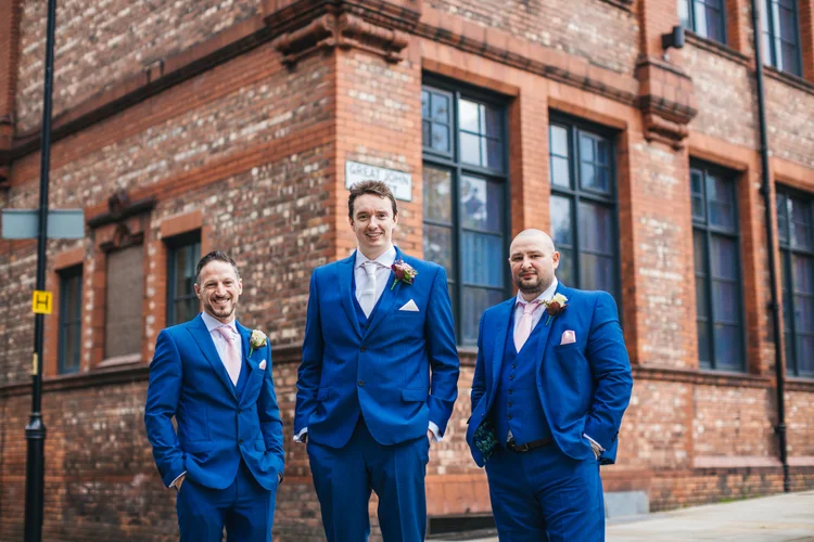 Gatty and Dean's city wedding at Great John Street Hotel, Manchester — photo 10 of 77