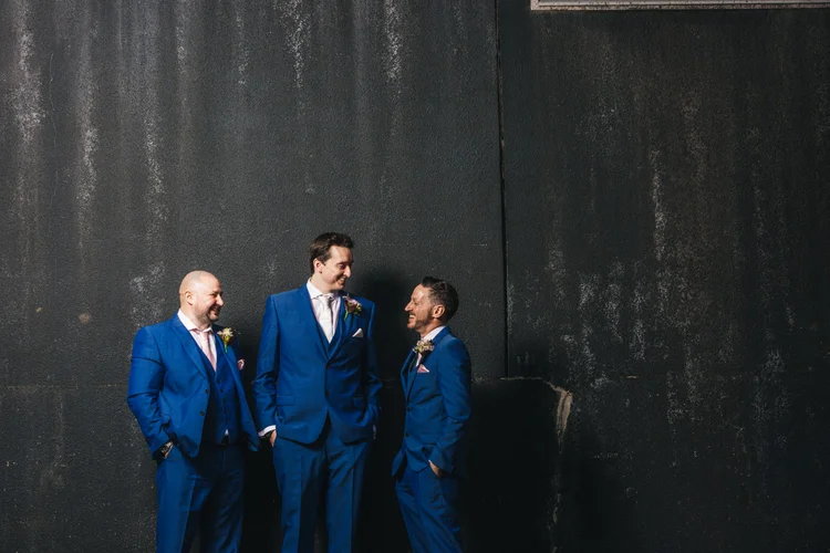 Gatty and Dean's city wedding at Great John Street Hotel, Manchester — photo 11 of 77