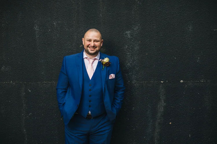 Gatty and Dean's city wedding at Great John Street Hotel, Manchester — photo 14 of 77