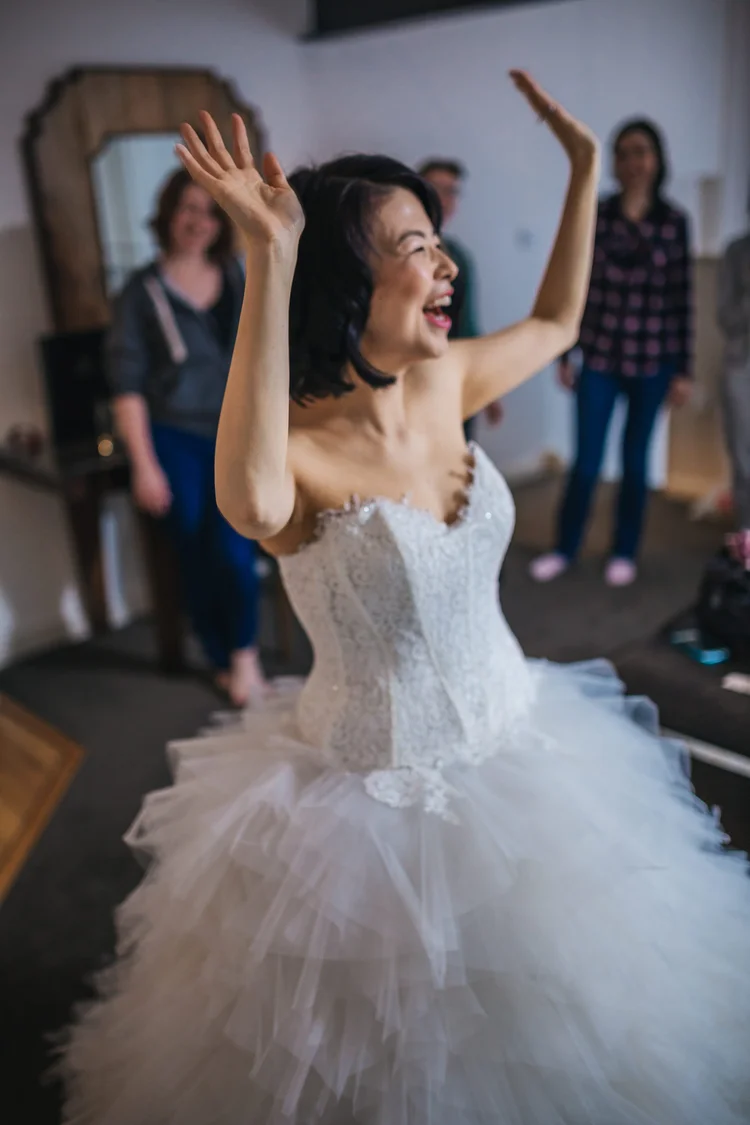 Gatty and Dean's city wedding at Great John Street Hotel, Manchester — photo 18 of 77