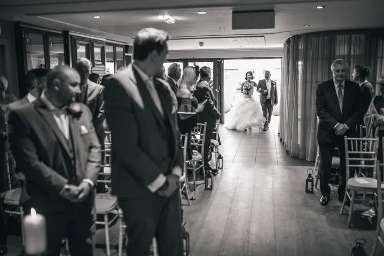 Gatty and Dean's city wedding at Great John Street Hotel, Manchester — photo 25 of 77
