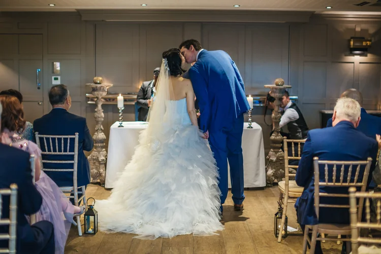 Gatty and Dean's city wedding at Great John Street Hotel, Manchester — photo 29 of 77