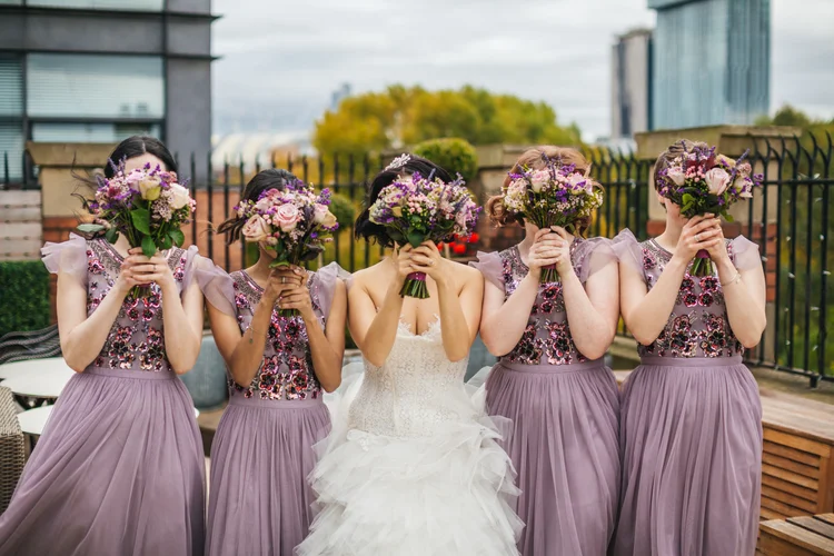 Gatty and Dean's city wedding at Great John Street Hotel, Manchester — photo 43 of 77