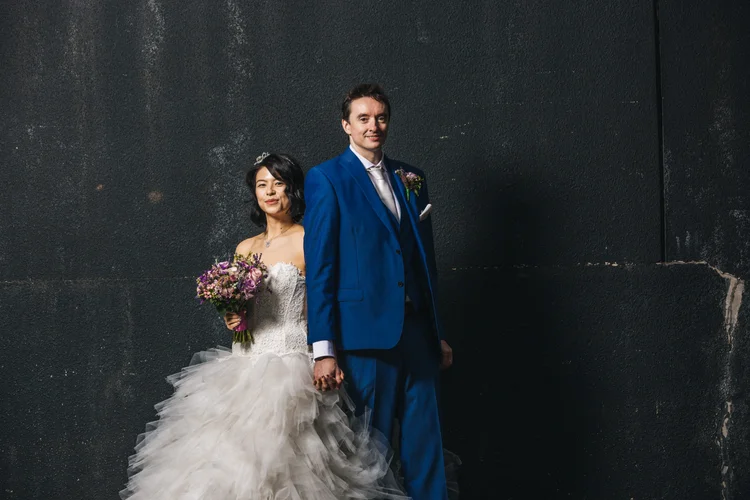 Gatty and Dean's city wedding at Great John Street Hotel, Manchester — photo 45 of 77