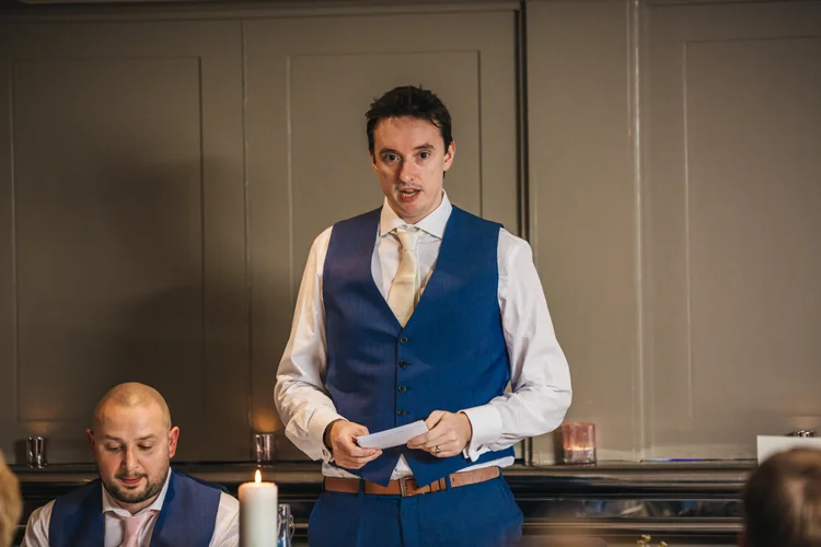 Gatty and Dean's city wedding at Great John Street Hotel, Manchester — photo 56 of 77