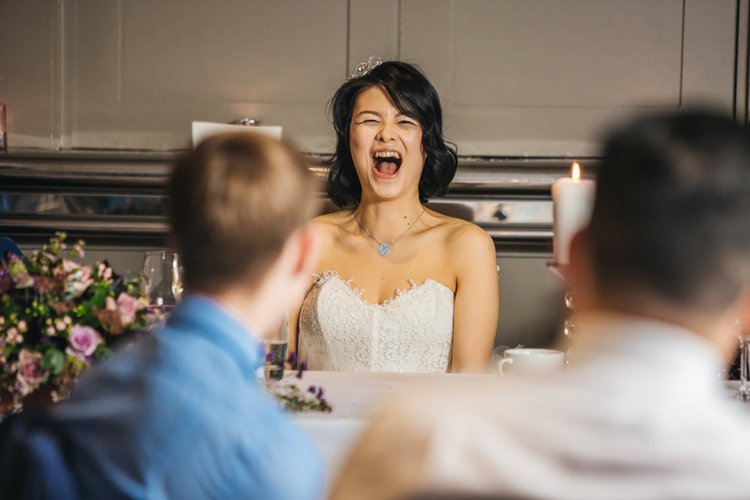 Gatty and Dean's city wedding at Great John Street Hotel, Manchester — photo 57 of 77