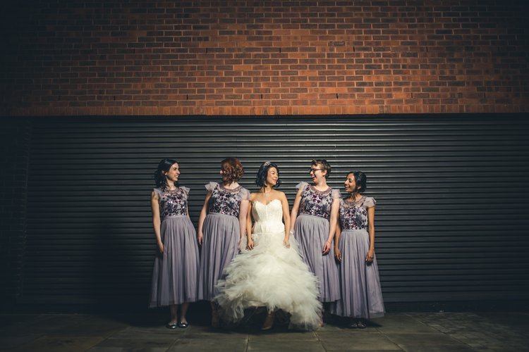 Gatty and Dean's city wedding at Great John Street Hotel, Manchester — photo 62 of 77