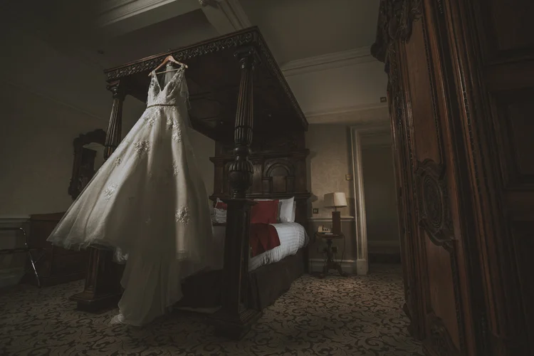Gemma and Patrick's wedding at Hellaby Hall, Rotherham — photo 4 of 88