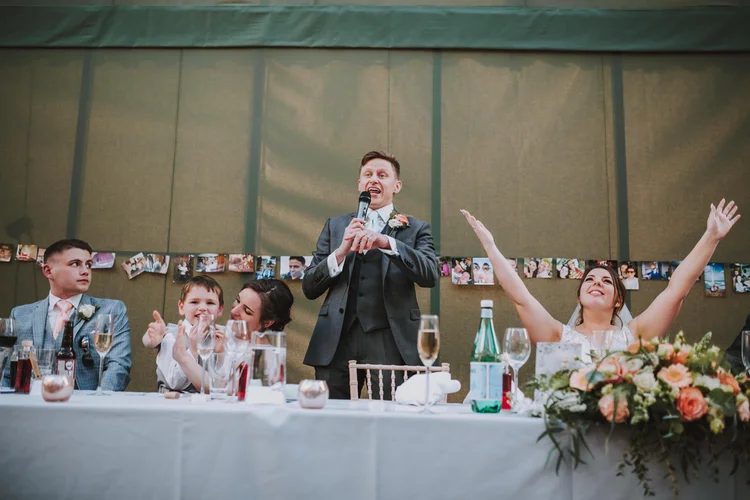 Alice and Phil's wedding at Dorton House, Aylesbury — photo 31 of 40