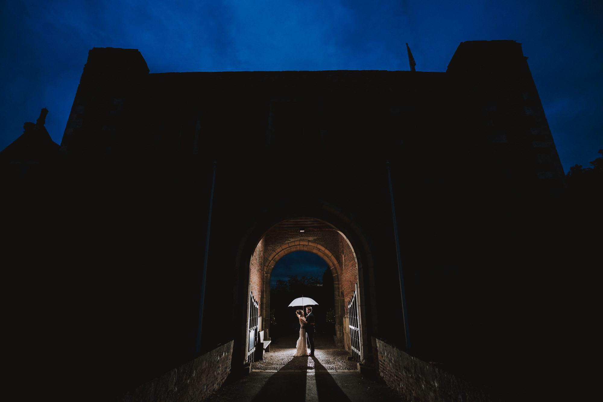 Dramatic wedding photography yorkshire