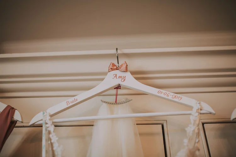 Amy and Rob's wedding at Hodsock Priory, Nottinghamshire — photo 7 of 107