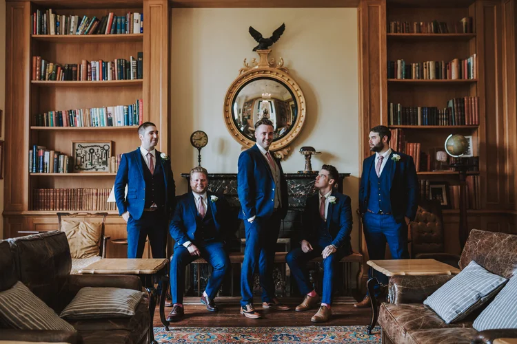 Amy and Rob's wedding at Hodsock Priory, Nottinghamshire — photo 14 of 107