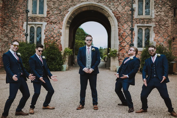 Amy and Rob's wedding at Hodsock Priory, Nottinghamshire — photo 20 of 107