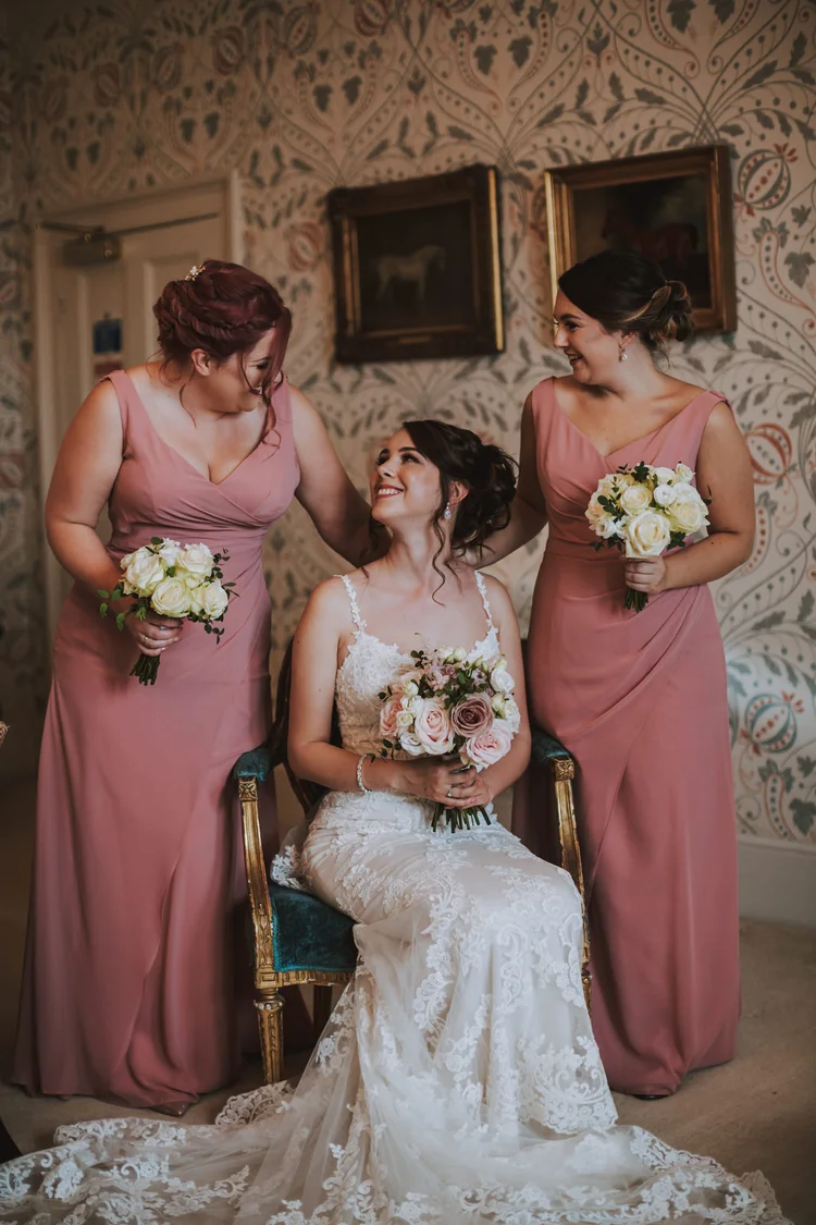 Amy and Rob's wedding at Hodsock Priory, Nottinghamshire — photo 33 of 107