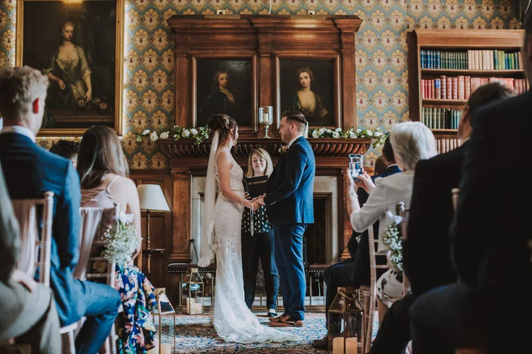 Amy and Rob's wedding at Hodsock Priory, Nottinghamshire — photo 43 of 107