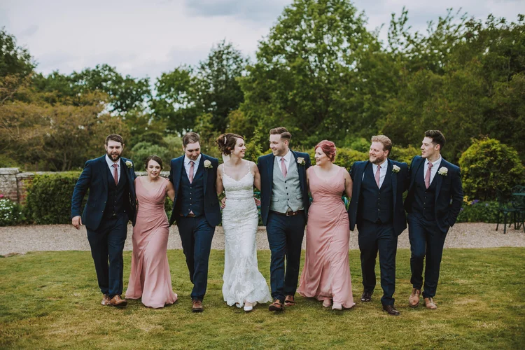 Amy and Rob's wedding at Hodsock Priory, Nottinghamshire — photo 52 of 107