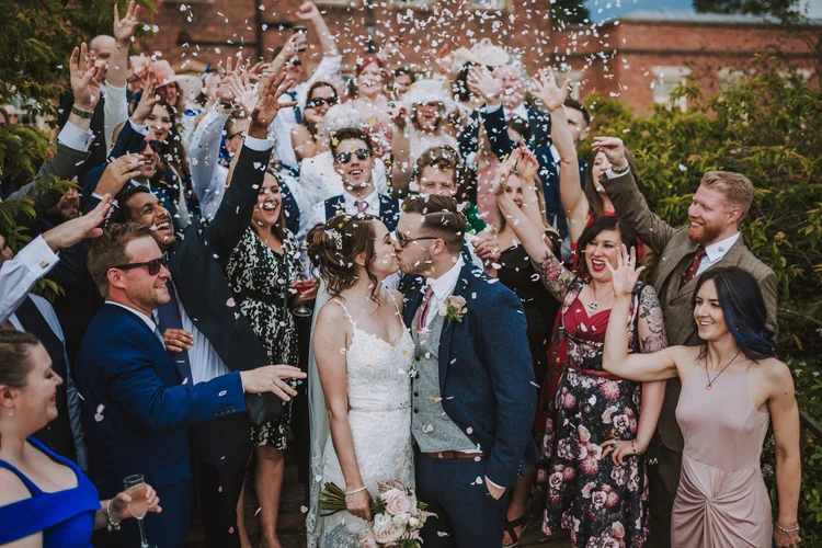 Amy and Rob's wedding at Hodsock Priory, Nottinghamshire — photo 67 of 107