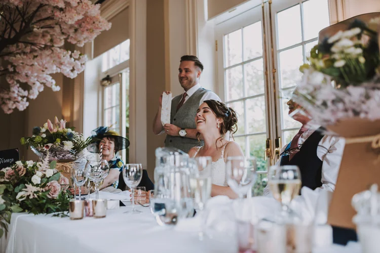 Amy and Rob's wedding at Hodsock Priory, Nottinghamshire — photo 78 of 107