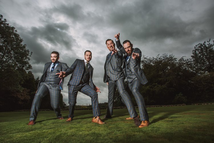 Natalie and Gary's outdoor wedding at Ringwood Hall, Chesterfield — photo 13 of 102