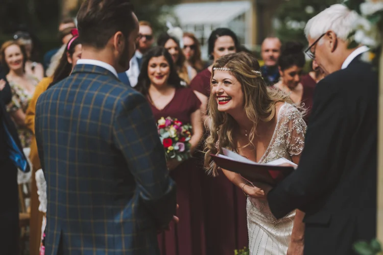 Natalie and Gary's outdoor wedding at Ringwood Hall, Chesterfield — photo 36 of 102