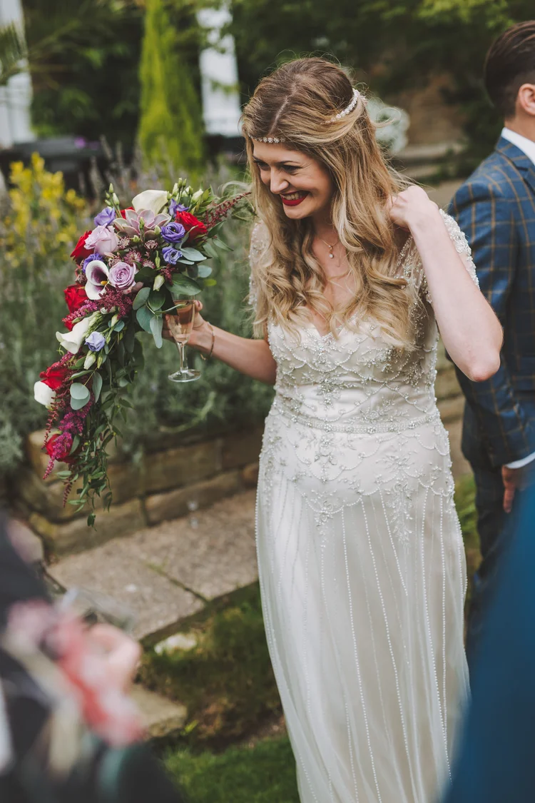 Natalie and Gary's outdoor wedding at Ringwood Hall, Chesterfield — photo 45 of 102