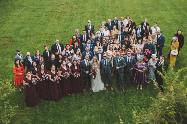 Natalie and Gary's outdoor wedding at Ringwood Hall, Chesterfield — photo 44 of 102