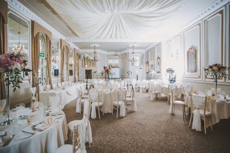 Natalie and Gary's outdoor wedding at Ringwood Hall, Chesterfield — photo 46 of 102