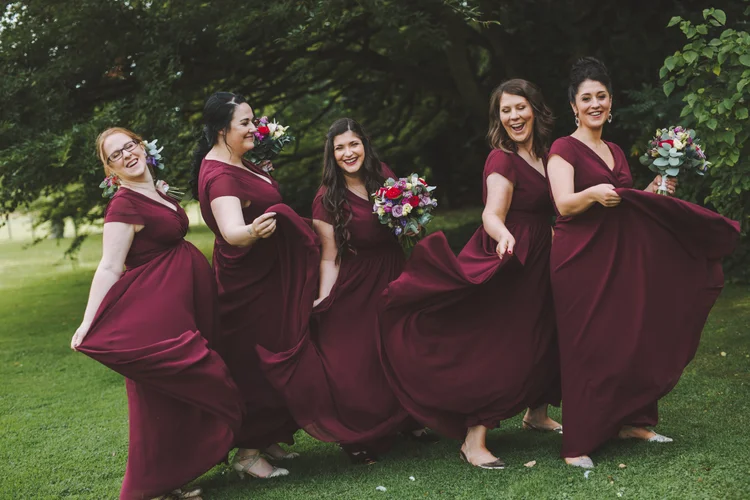 Natalie and Gary's outdoor wedding at Ringwood Hall, Chesterfield — photo 58 of 102