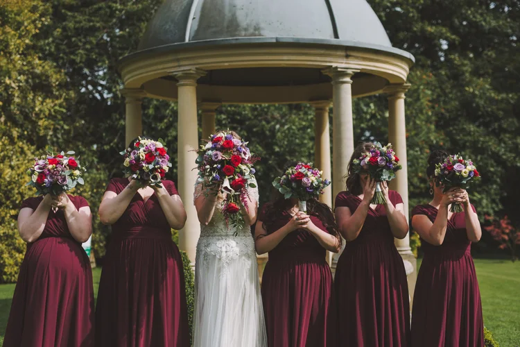 Natalie and Gary's outdoor wedding at Ringwood Hall, Chesterfield — photo 59 of 102