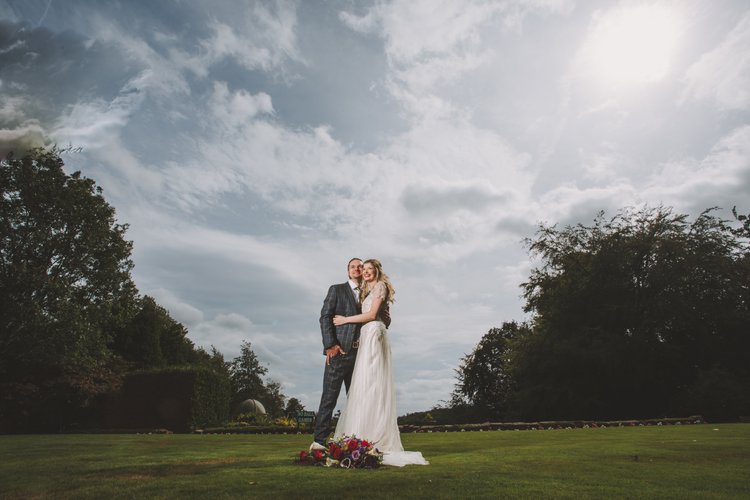 Natalie and Gary's outdoor wedding at Ringwood Hall, Chesterfield — photo 62 of 102