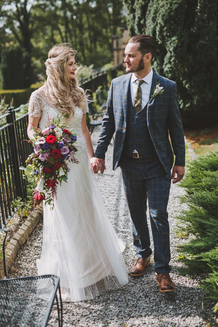 Natalie and Gary's outdoor wedding at Ringwood Hall, Chesterfield — photo 69 of 102