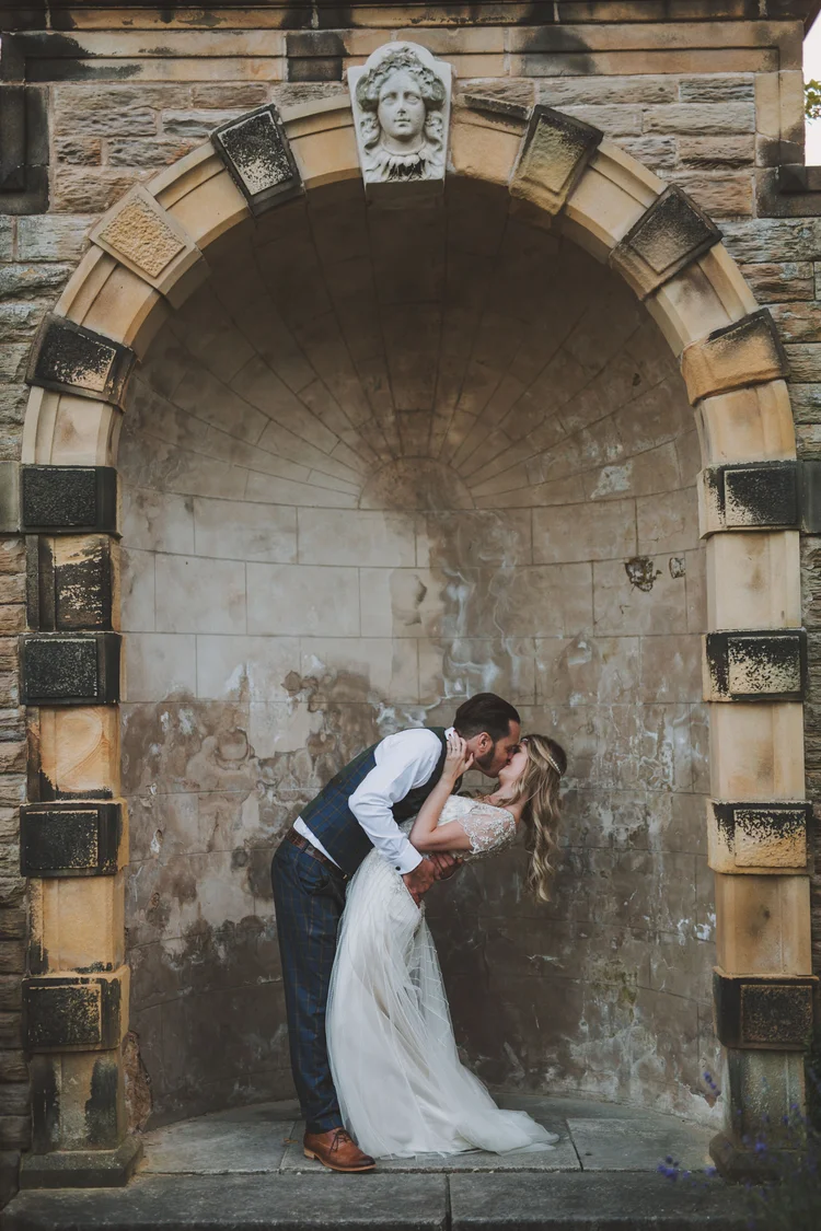Natalie and Gary's outdoor wedding at Ringwood Hall, Chesterfield — photo 90 of 102