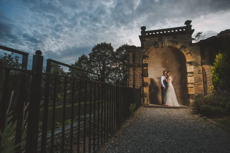 Natalie and Gary's outdoor wedding at Ringwood Hall, Chesterfield — photo 92 of 102