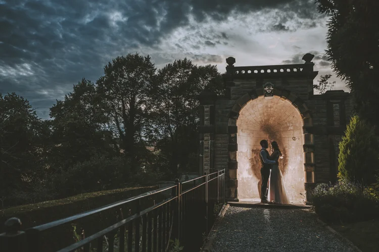 Natalie and Gary's outdoor wedding at Ringwood Hall, Chesterfield — photo 91 of 102