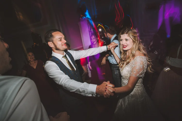 Natalie and Gary's outdoor wedding at Ringwood Hall, Chesterfield — photo 100 of 102