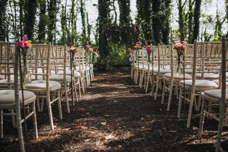 Illona and Lucy's woodland wedding at Applewood, Leeds — photo 14 of 81