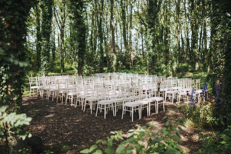 Illona and Lucy's woodland wedding at Applewood, Leeds — photo 15 of 81