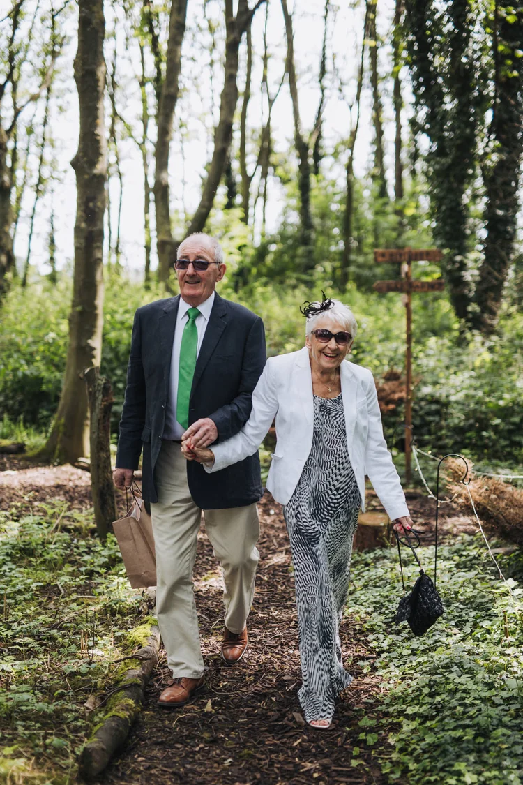 Illona and Lucy's woodland wedding at Applewood, Leeds — photo 19 of 81