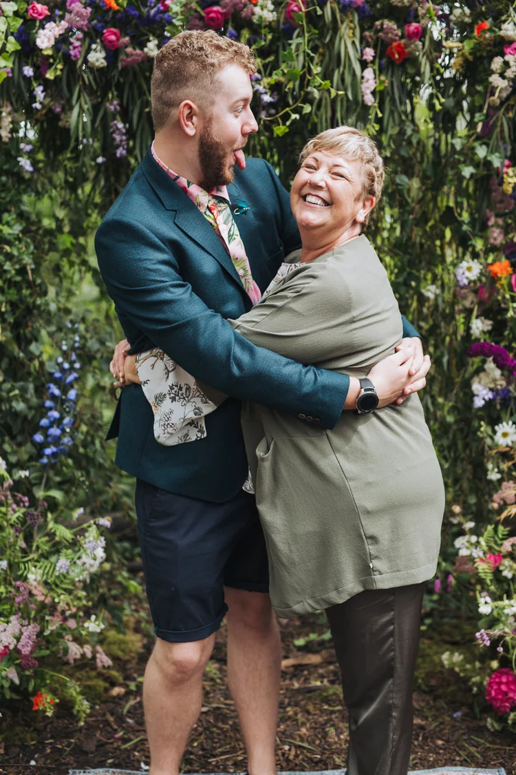 Illona and Lucy's woodland wedding at Applewood, Leeds — photo 45 of 81