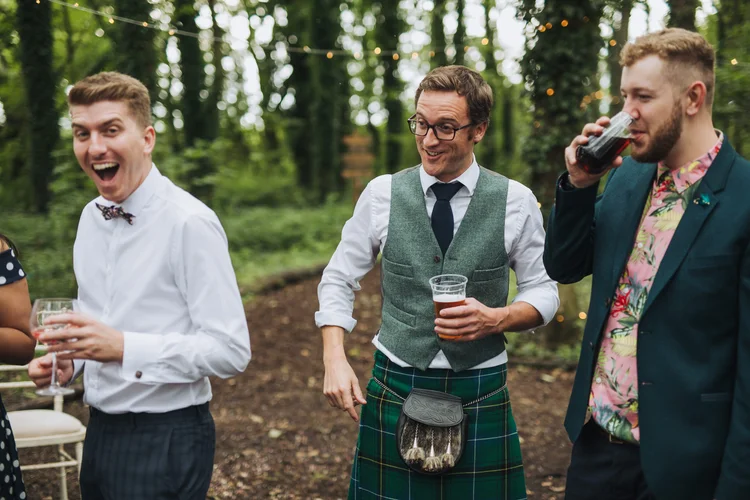 Illona and Lucy's woodland wedding at Applewood, Leeds — photo 67 of 81