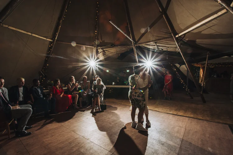 Illona and Lucy's woodland wedding at Applewood, Leeds — photo 69 of 81
