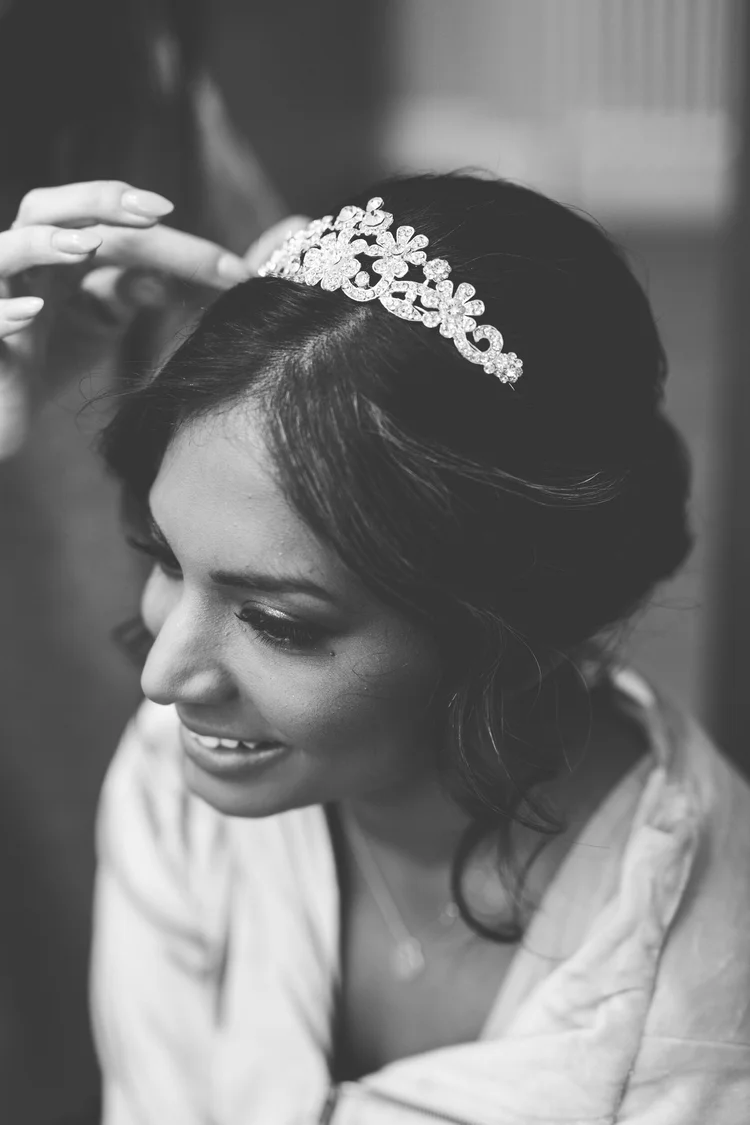 Melissa and Nick's December wedding at Northbrook Park, Farnham — photo 5 of 104