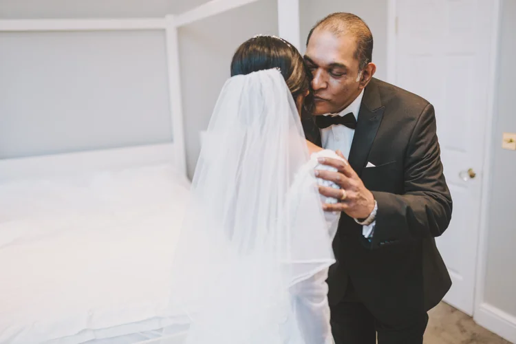 Melissa and Nick's December wedding at Northbrook Park, Farnham — photo 16 of 104