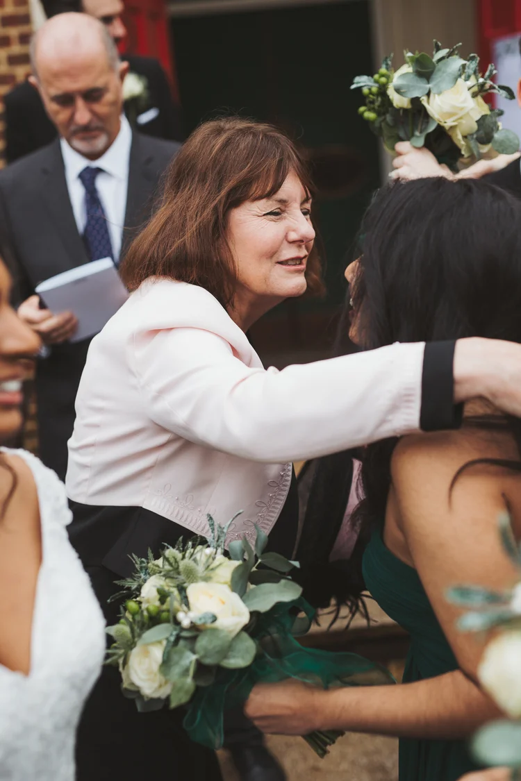 Melissa and Nick's December wedding at Northbrook Park, Farnham — photo 40 of 104