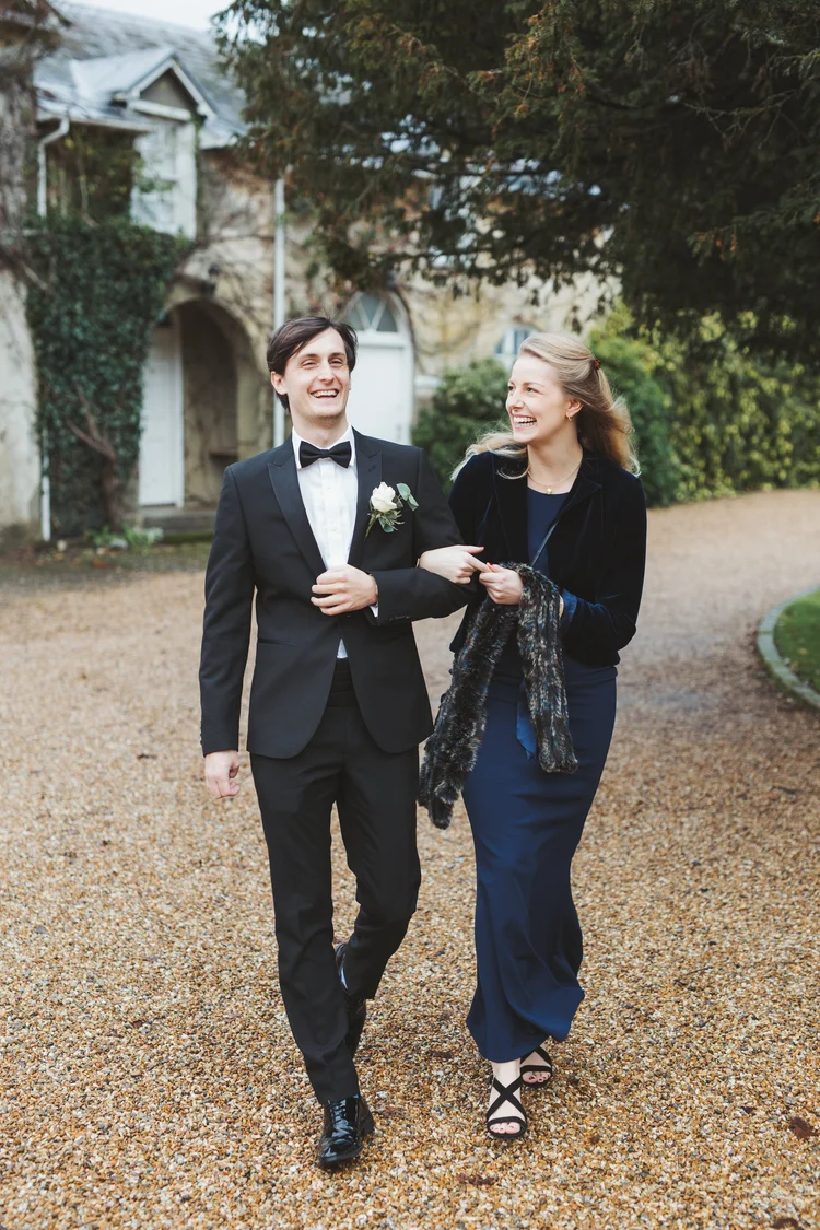 Melissa and Nick's December wedding at Northbrook Park, Farnham — photo 50 of 104