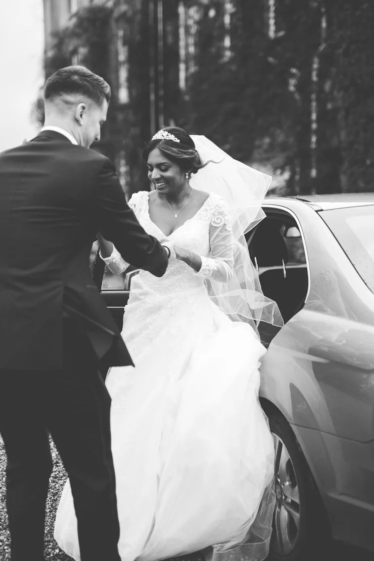 Melissa and Nick's December wedding at Northbrook Park, Farnham — photo 52 of 104