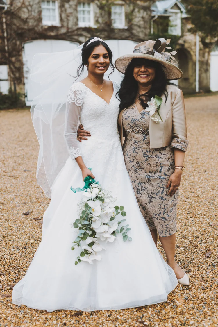 Melissa and Nick's December wedding at Northbrook Park, Farnham — photo 57 of 104