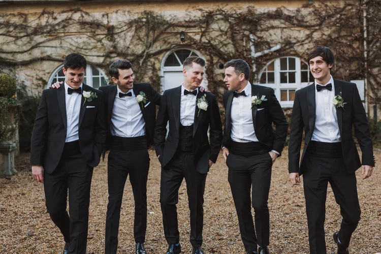 Melissa and Nick's December wedding at Northbrook Park, Farnham — photo 66 of 104